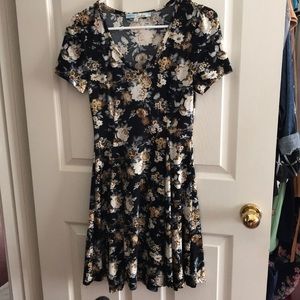 Floral A line dress